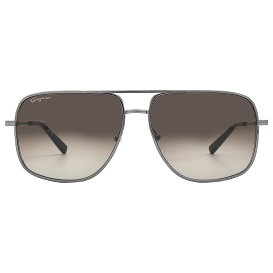 Ferragamo Salvatore Ferragamo Dark Grey Navigator Men's