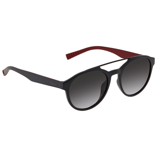 Ferragamo Salvatore Ferragamo Dark Grey Pilot Men's Sunglasses