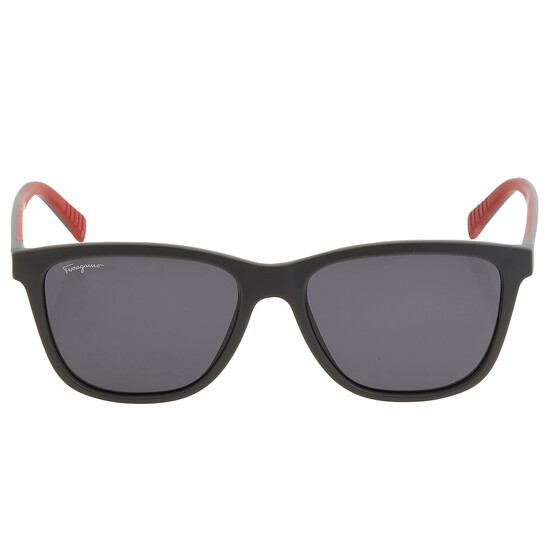 Ferragamo Salvatore Ferragamo Dark Grey Rectangular Men display picture 2