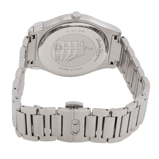 Ferragamo Gancini Quartz Blue Dial Men's Watch SFKM00423