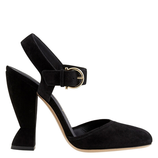 Ferragamo Salvatore Ferragamo Gazania Pumps in Black, Size 6