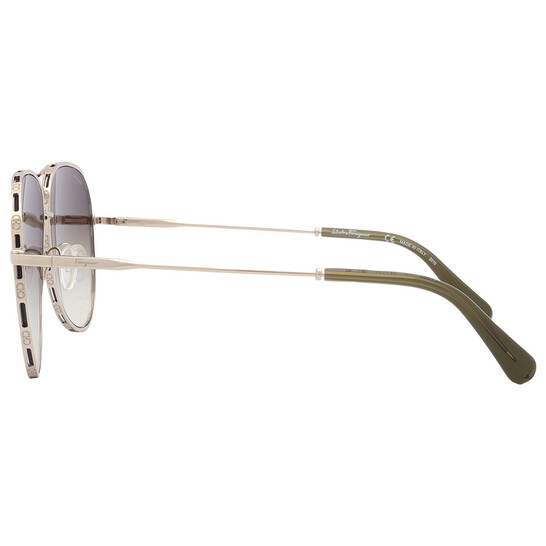 サングラス Ferragamo Sunglasses SF268S 793 Aviator l Frame SALVATORE FERRAGAMO SF268S-792-62 Sunglasses Size 62mm 140mm