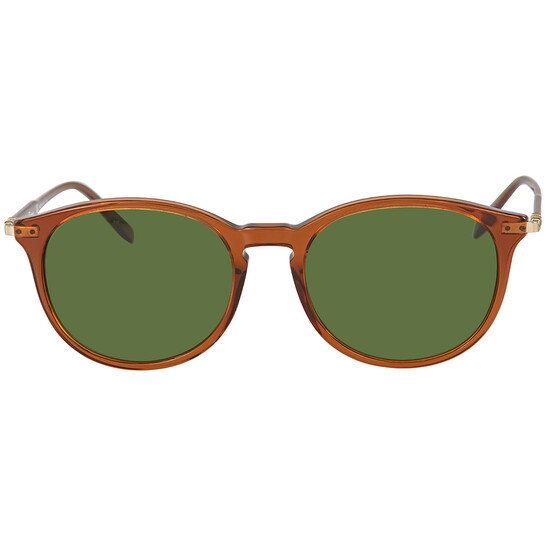 Ferragamo Salvatore Ferragamo Green Round Sunglasses SF911S 210 53