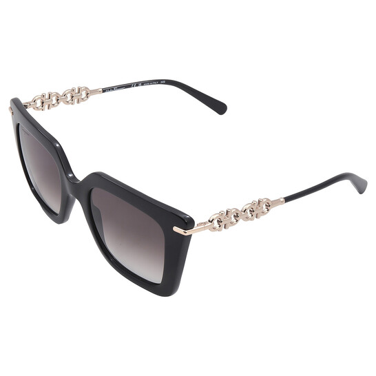 Ferragamo Salvatore Ferragamo Grey Gradient Butterfly Ladies