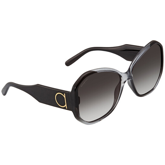 Ferragamo Salvatore Ferragamo Grey Gradient Butterfly Ladies  display picture 1