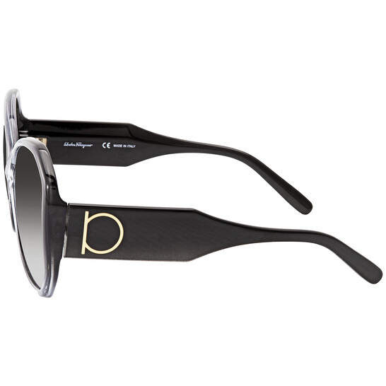 Ferragamo Salvatore Ferragamo Grey Gradient Butterfly Ladies  display picture 3