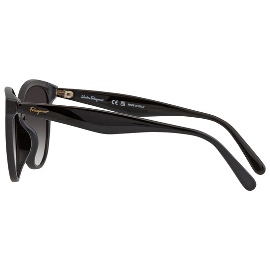 Salvatore Ferragamo Gradient Cat Eye Sunglasses SF1073S 001 54 Salvatore Ferragamo SF 1073S Plastic Womens Cat Eye  main image 4