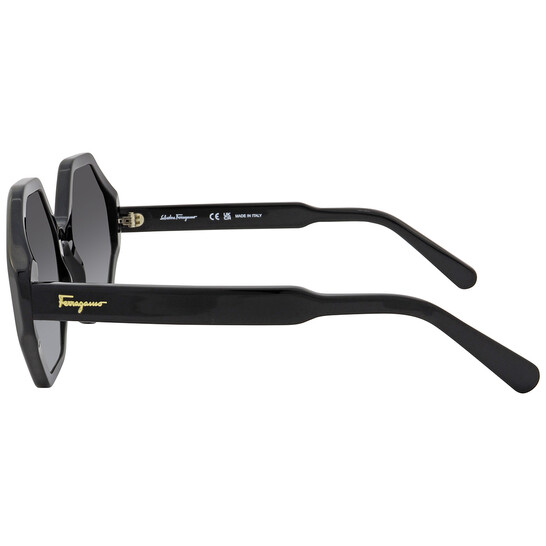 Salvatore Ferragamo ★HAILEY X10 Ferragamo Salvatore Ferragamo Grey Gradient Hexagonal Ladies