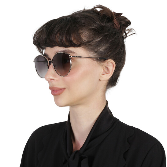 Ferragamo Salvatore Ferragamo Grey Gradient Irregular Ladies