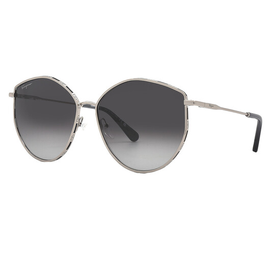 Ferragamo Salvatore Ferragamo Grey Gradient Irregular Ladies