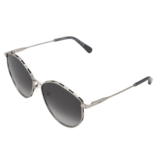 Ferragamo Salvatore Ferragamo Grey Gradient Irregular Ladies