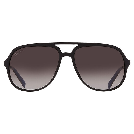 Ferragamo Salvatore Ferragamo Grey Gradient Pilot Men's