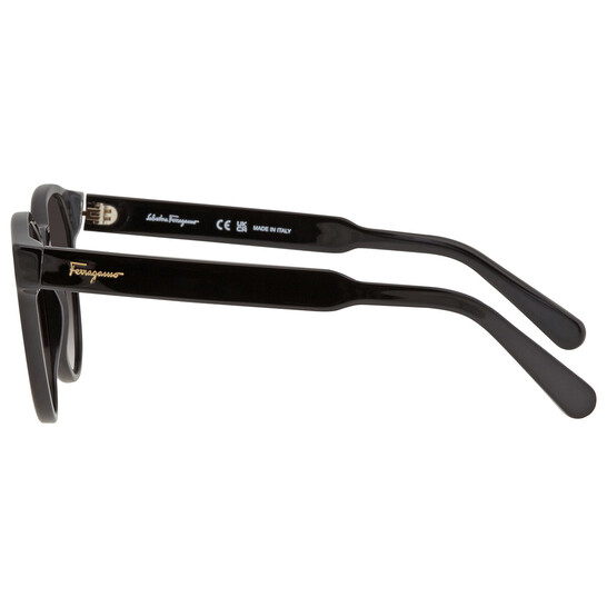 Ferragamo Salvatore Ferragamo Grey Gradient Round Ladies 