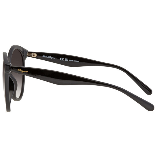 SALVATORE FERRAGAMO クラヒアフリントハント 321131 785719001 Amazon.com: SALVATORE FERRAGAMO Grey Gradient Round Ladies