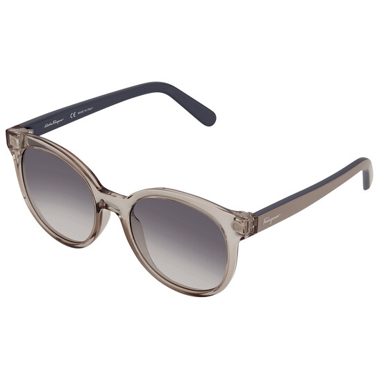SALVATORE FERRAGAMO 53mm Round Acetate Sunglasses Salvatore Ferragamo Sunglasses Women main image 3