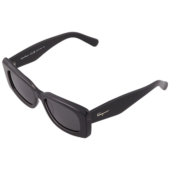 SALVATORE FERRAGAMO 長方形フレムサンクラス SF1079S 022 Ferragamo Salvatore Ferragamo Grey Rectangular Ladies