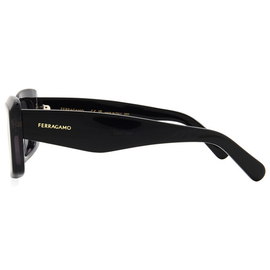 SALVATORE FERRAGAMO 長方形フレムサンクラス SF1079S 022 Ferragamo Salvatore Ferragamo Grey Rectangular Ladies