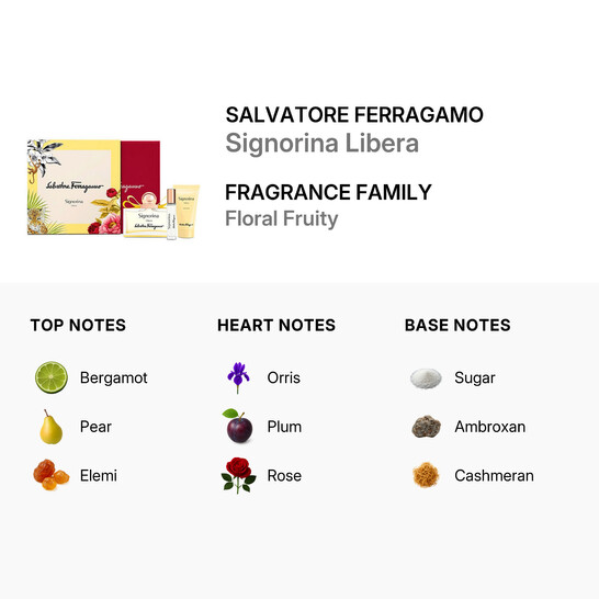 Salvatore Ferragamo Ladies Signorina Libera Gift Set Fragrances