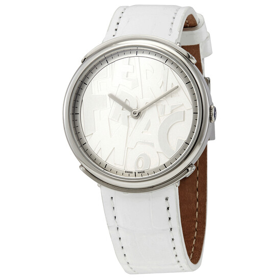 Salvatore Ferragamo Logomania Quartz White Dial Ladies Watch  display picture 1
