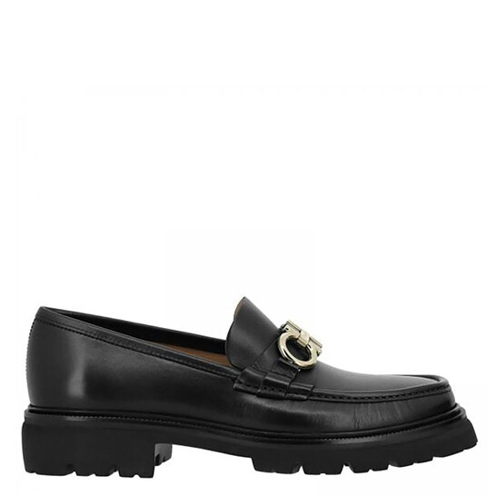 Ferragamo Salvatore Ferragamo Men's Black Bleecker Moccasins Bit