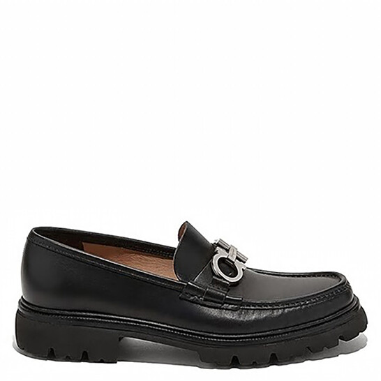 Ferragamo Salvatore Ferragamo Men's Black Bleecker Moccasins Bit