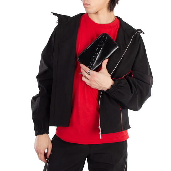 Salvatore Ferragamo Men's Embossed Long Leather Wallet 661212