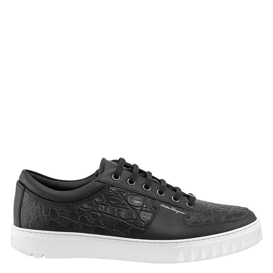 【関税&送料込】Salvatore Ferragamo Black Leather Reversible Ferragamo Salvatore Ferragamo Men's Black Reversible Gancini