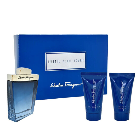 Salvatore Ferragamo Men's Subtil Gift Set Fragrances 8052464894697