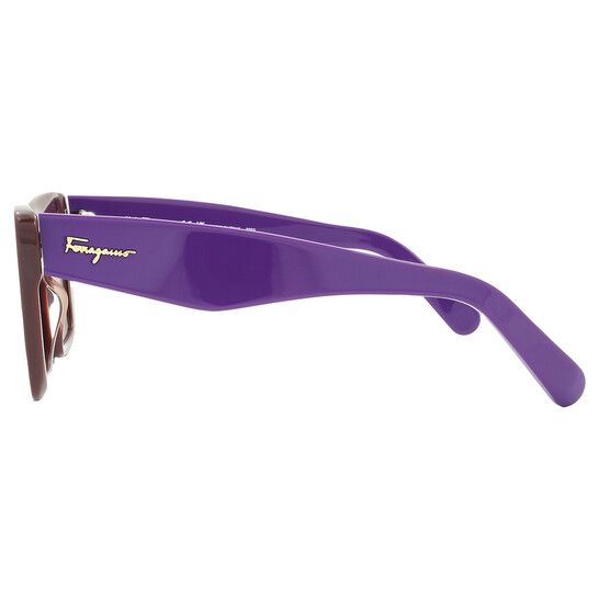 Ferragamo Salvatore Ferragamo Pink Cat Eye Ladies Sunglasses