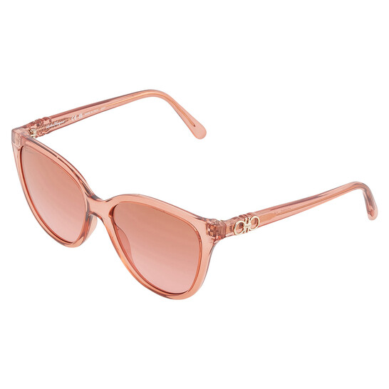 サングラス Ferragamo Sunglasses SF1056S 838 Pink Cat-Eye Ferragamo Salvatore Ferragamo Pink Gradient Cat Eye Ladies
