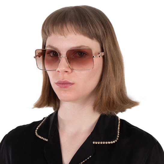 Ferragamo Salvatore Ferragamo Pink Gradient Pilot Ladies  display picture 3