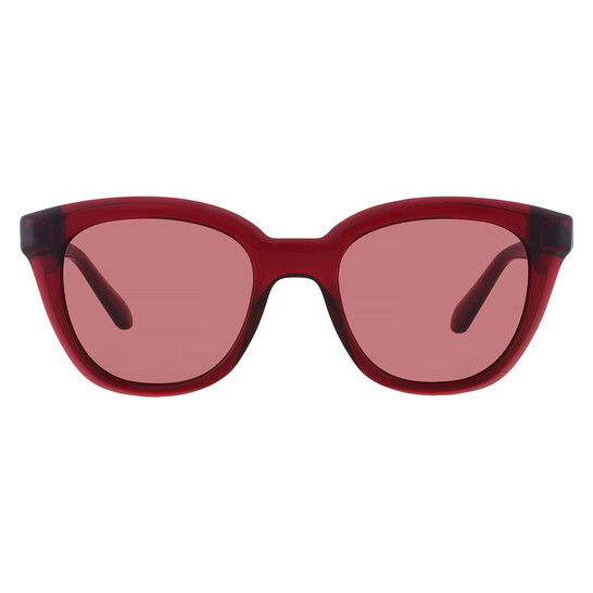 Ferragamo Salvatore Ferragamo Red Cat Eye Ladies Sunglasses