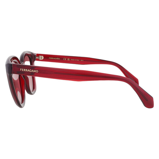 Ferragamo Salvatore Ferragamo Red Cat Eye Ladies Sunglasses