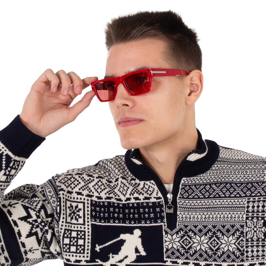 Ferragamo Salvatore Ferragamo Red Square Men's Sunglasses SF1086S