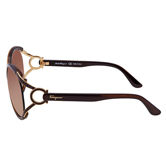 Ferragamo Salvatore Ferragamo Brown Gradient Round Ladies  display picture 2