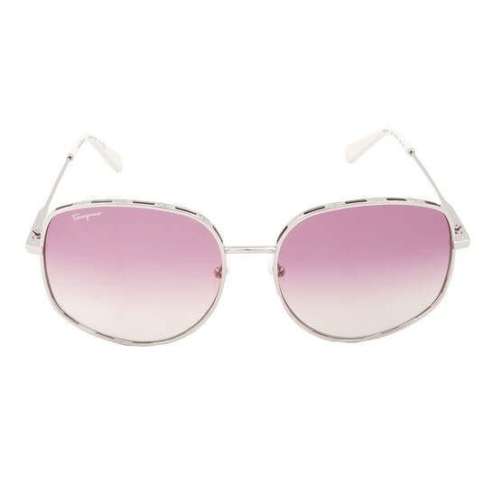 Ferragamo Salvatore Ferragamo Violet Gradient Irregular