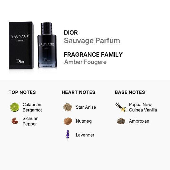 Dior Sauvage / Christian Dior Parfum Spray 3.4 oz (100 ml) (m