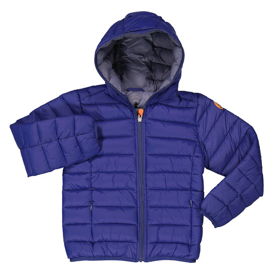 Save The Duck Kids Eclipse Blue Gillo Puffer Jacket, Size