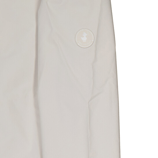 SAVE THE DUCK 中綿ジャケット RAINY BEIGE Woman's animal free hooded puffer jacket Isabel in rainy beige