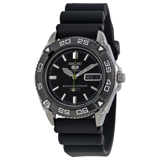 ★超美品　SEIKO 5 SPORTS 自動巻き ブラック SNZB23J2 Seiko 5 Sports セイコー SEIKO 腕時計 SPORTS 海外モデル 自動巻き
