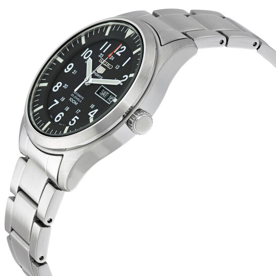 SEIKO5 SNZG13 セイコーファイブ Seiko 5 Automatic Black Dial Stainless Steel Men's Watch