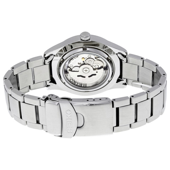 Seiko 5 Automatic Black Dial Stainless Steel Men's Watch