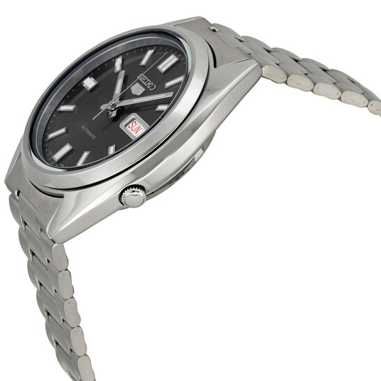 Seiko 5 Automatic Black Dial Stainless Steel Men's Watch