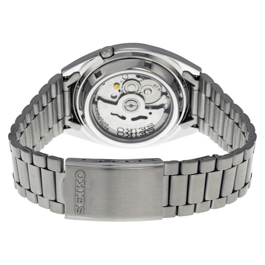 Seiko 5 Automatic Black Dial Stainless Steel Men's Watch