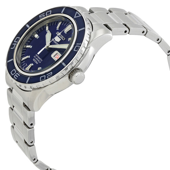 Seiko Fifty Five Fathoms Automatic Blue Dial Men's Watch SNZH53