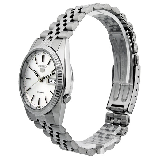 sa・ho Seiko 5 Automatic Dress Silver Dial Men's Watch SNXJ89