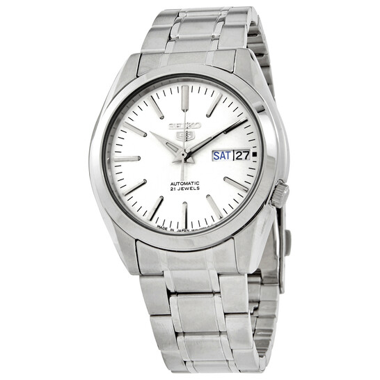 Seiko Automatic White Dial Men's Watch SNKL41J1