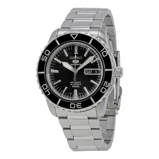 SEIKO 5 sports SNZH55 Seiko Fifty Five Fathoms Automatic Black Dial Men's Watch