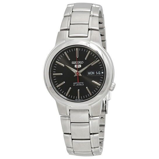 Seiko Series 5 Automatic Black Dial Men's Watch SNKA07