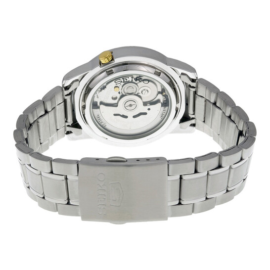 Seiko 5 Silver Stainless Steel Automatic Men's Watch SNKK09